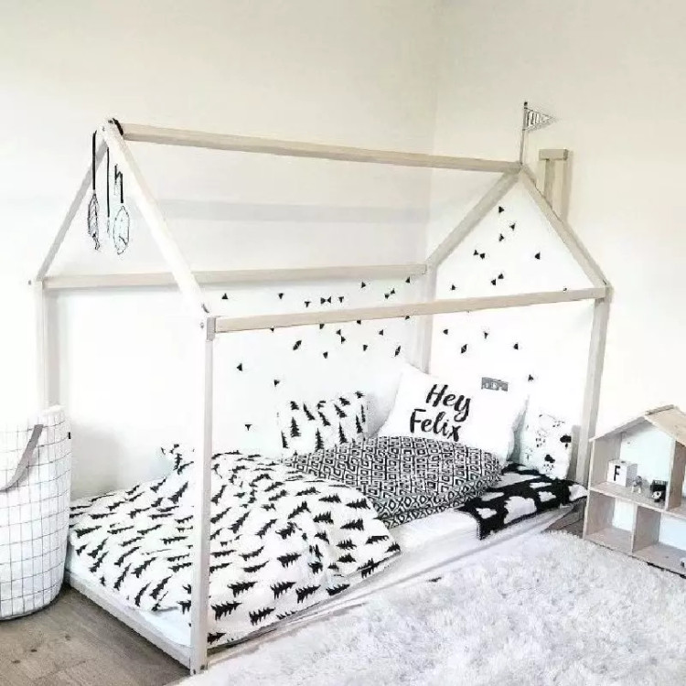 تخت خواب کودک چوبی