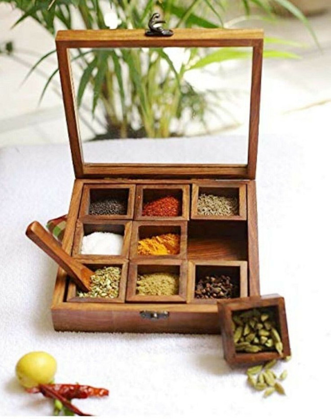 باکس ادویه جات چوبی ( جاادویه ای )