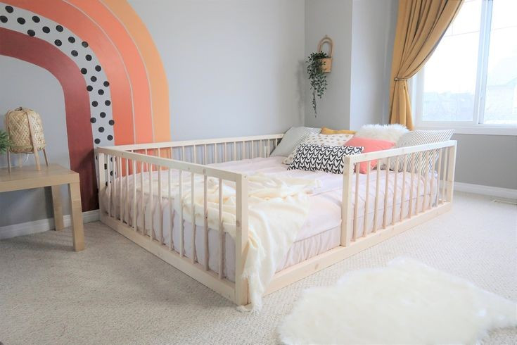 تخت خواب چوبی نوجوان