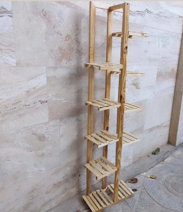 استند طبقاتی چوبی