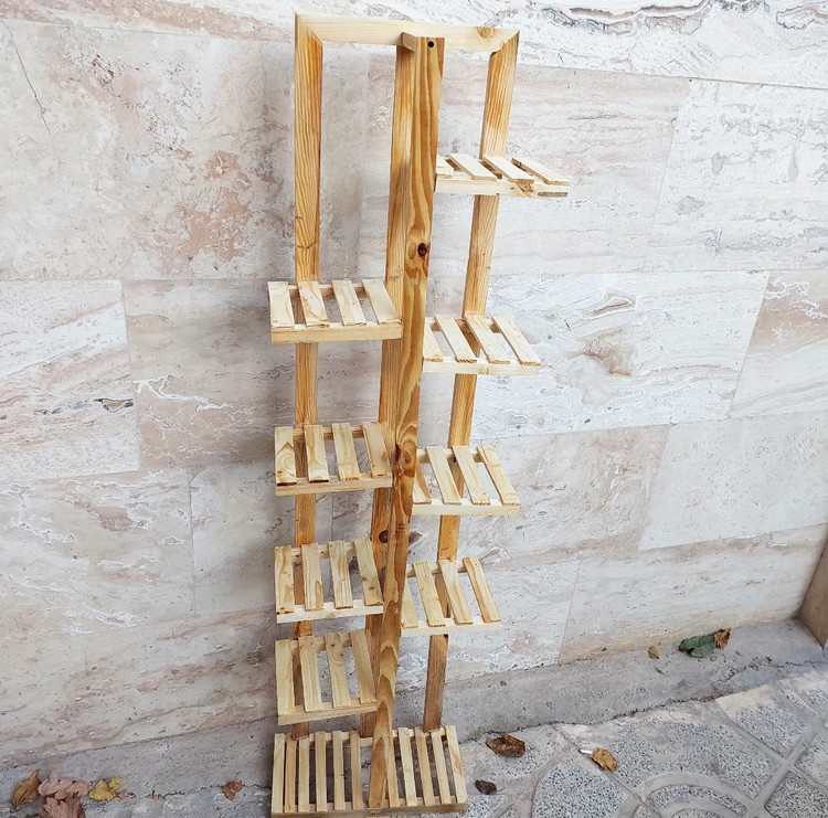 استند طبقاتی چوبی
