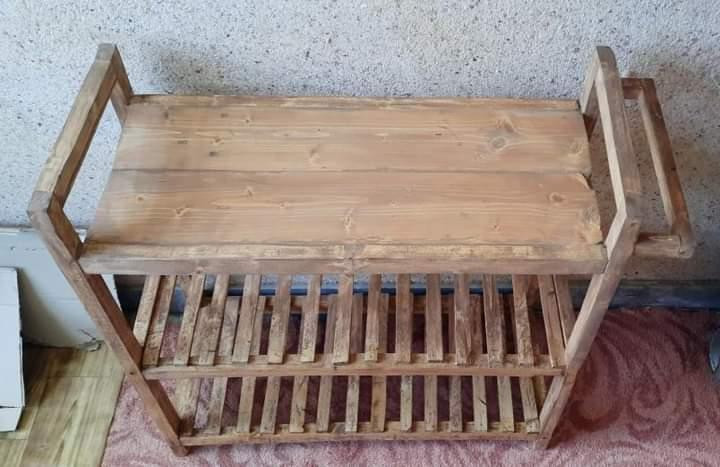 میز بار چوبی با جاحوله ای