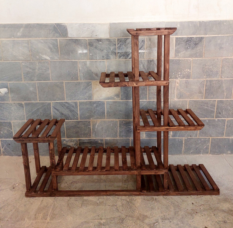 استند گل چوبی
