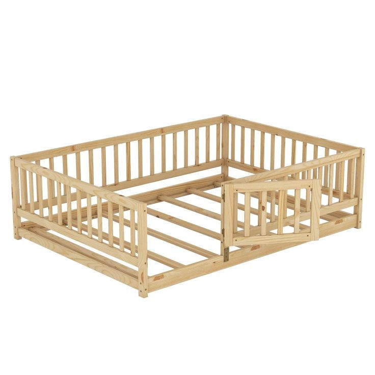 تخت خواب درب دار چوبی