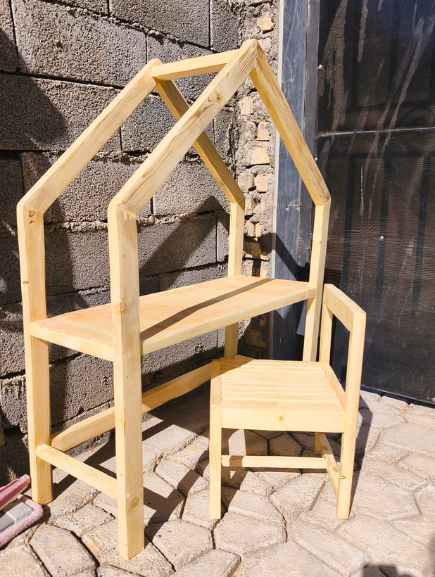 میزتحریر کودک مدل کلبه